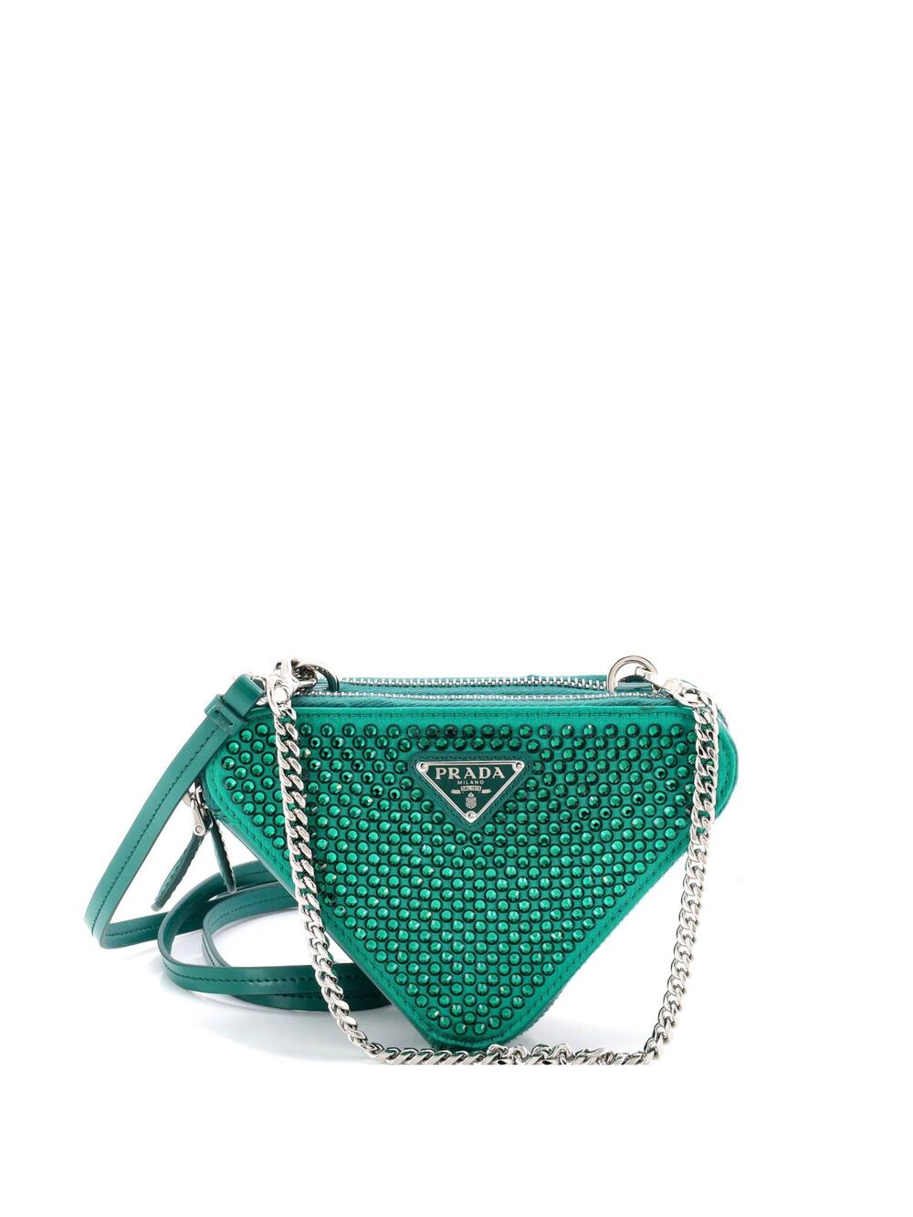 Prada Triangle Double Pouch Crossbody #342456P17B